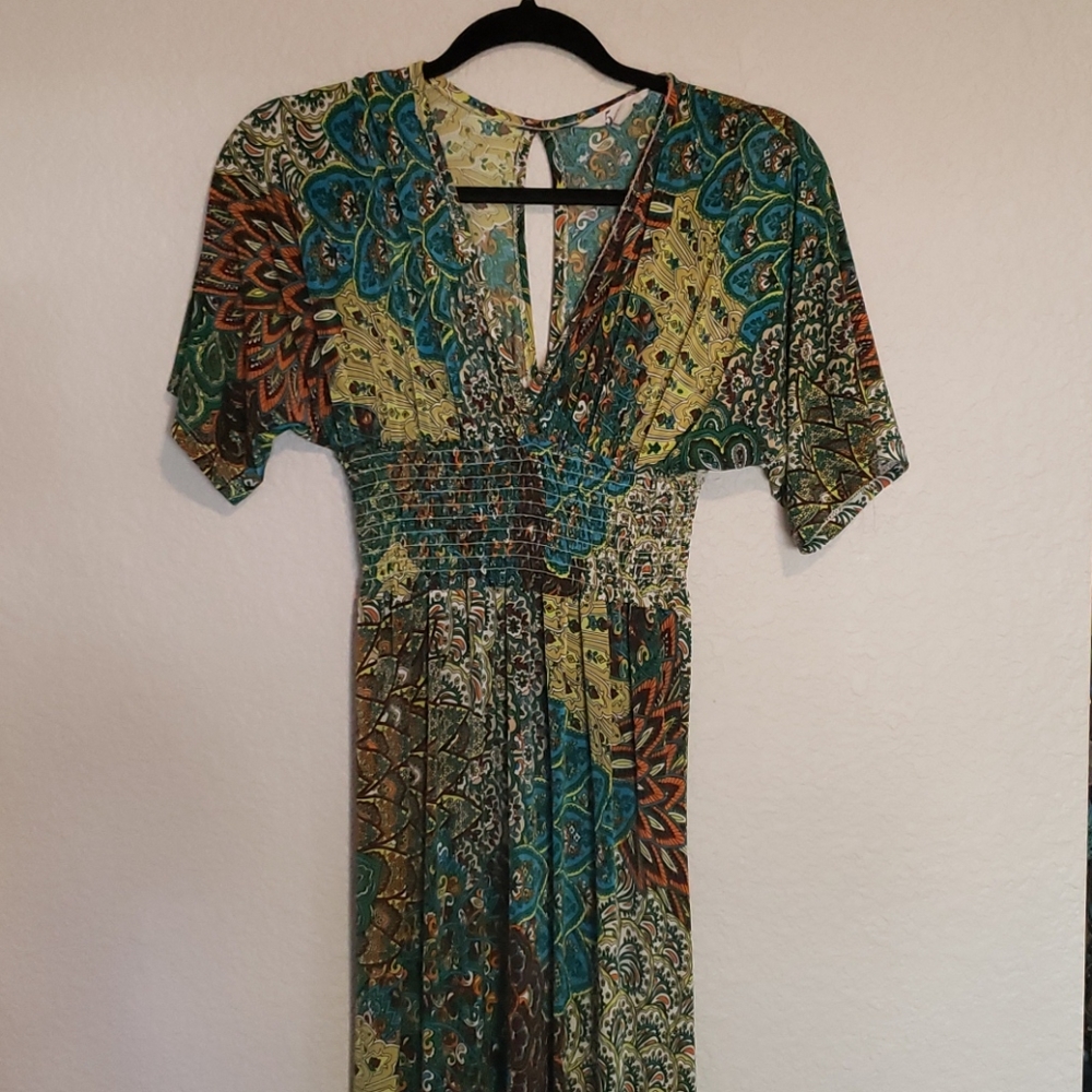 Floor length mandala dress